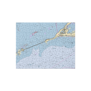 Edgewater Lodge (Long Key, FL) NOAA Chart Jigsaw Puzzle