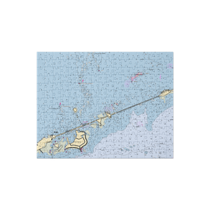 Conch Key Fishing Lodge and Marina (Long Key, FL) NOAA Chart Jigsaw Puzzle