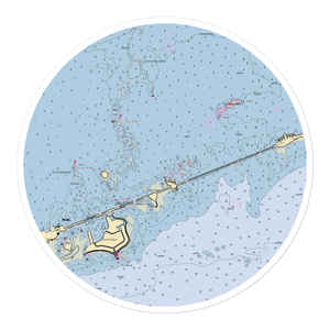 Bayview Inn Resort (Long Key, FL) NOAA Chart Sticker