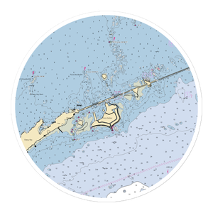 Hawks Cay Resort & Marina (Key Colony Beach, FL) NOAA Chart Sticker