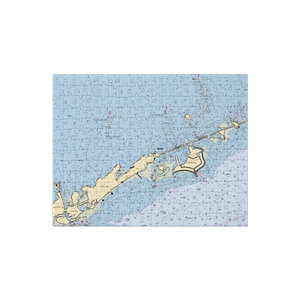 Coconut Palmas Marina (Key Colony Beach, FL) NOAA Chart Jigsaw Puzzle