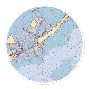 Bud N Marys Sportfishing Marina (Islamorada, FL) NOAA Chart Sticker