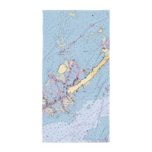 World Wide Sportsman Inc (Islamorada, FL) NOAA Chart Towel