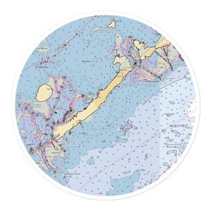 Coral Bay Marina (Islamorada, FL) NOAA Chart Sticker