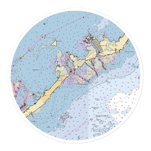 Chesapeake Beach Resort Dock (Islamorada, FL) NOAA Chart Sticker