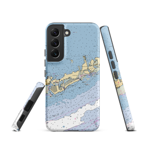 Coco Plum Beach Yacht Club (Key Colony Beach, FL) NOAA Chart Samsung Phone Case