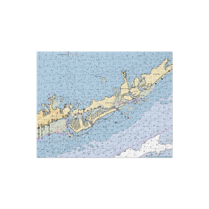 Coco Plum Beach Yacht Club (Key Colony Beach, FL) NOAA Chart Jigsaw Puzzle