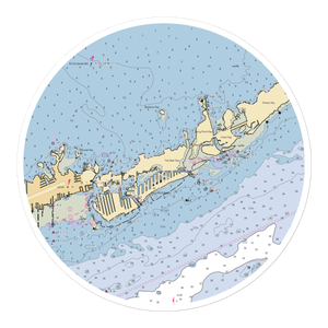 Coco Plum Marina & Storage (Key Colony Beach, FL) NOAA Chart Sticker