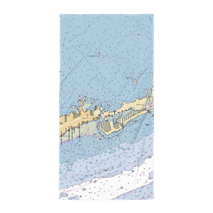 Shelter Bay Marine (Key Colony Beach, FL) NOAA Chart Towel