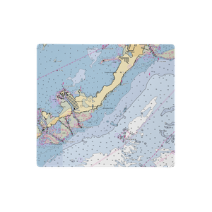 Ragged Edge Marina (Islamorada, FL) NOAA Chart  Gaming Mouse Pad