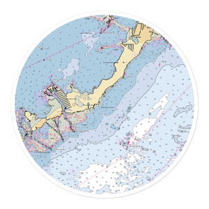 Plantation Yacht Harbor (Islamorada, FL) NOAA Chart Sticker