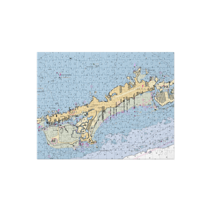 Seascape Motel and Marina (Marathon Shores, FL) NOAA Chart Jigsaw Puzzle