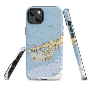 Crystal Bay Resort Marina (Marathon Shores, FL) NOAA Chart  Tough iPhone Case