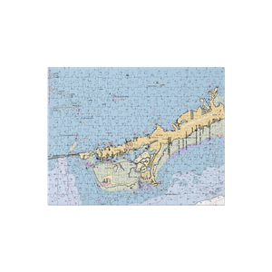 Crystal Bay Resort Marina (Marathon Shores, FL) NOAA Chart Jigsaw Puzzle