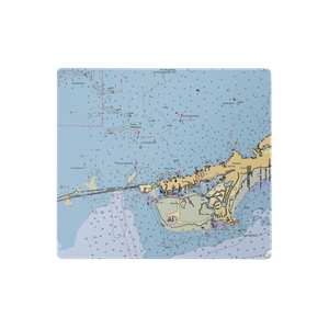 Courtyard Marathon Florida Keys (Marathon Shores, FL) NOAA Chart  Gaming Mouse Pad