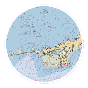 Courtyard Marathon Florida Keys (Marathon Shores, FL) NOAA Chart Sticker