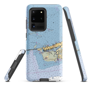 Faro Blanco Marina (Marathon Shores, FL) NOAA Chart Samsung Phone Case