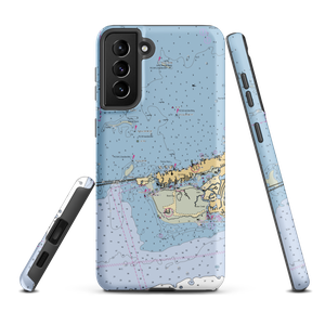 Faro Blanco Marina (Marathon Shores, FL) NOAA Chart Samsung Phone Case