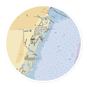 Matheson Hammock Marina (Miami, FL) NOAA Chart Sticker