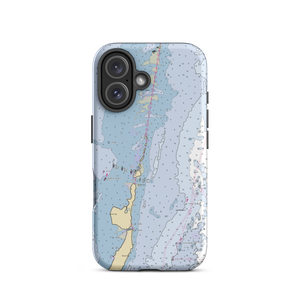 Boca Chita Key Harbor (Key Biscayne, FL) NOAA Chart  Tough iPhone Case