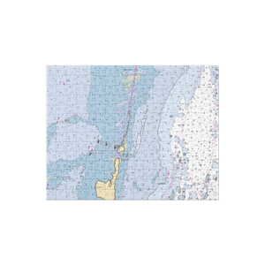 Boca Chita Key Harbor (Key Biscayne, FL) NOAA Chart Jigsaw Puzzle