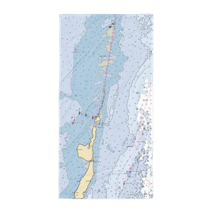 Boca Chita Key Harbor (Key Biscayne, FL) NOAA Chart Towel