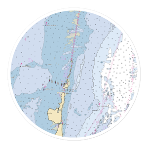 Boca Chita Key Harbor (Key Biscayne, FL) NOAA Chart Sticker