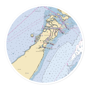 Key Largo Angler's Club (Hialeah, FL) NOAA Chart Sticker