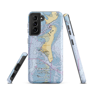 Key Biscayne Yacht Club (Key Biscayne, FL) NOAA Chart Samsung Phone Case