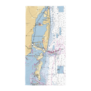 Oceanika Yachts Marina & Brokerage (Miami, FL) NOAA Chart Towel