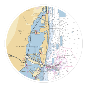 Boatyard of Miami (Miami, FL) NOAA Chart Sticker