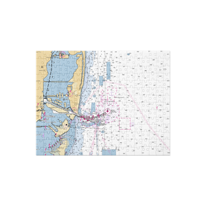 River Point Marina (Miami, FL) NOAA Chart Jigsaw Puzzle