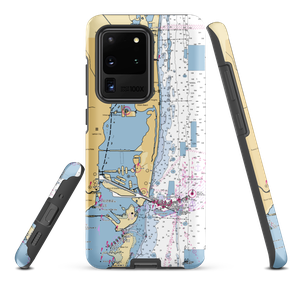 Miami River Hurricane Safe Boatyard (Miami, FL) NOAA Chart Samsung Phone Case