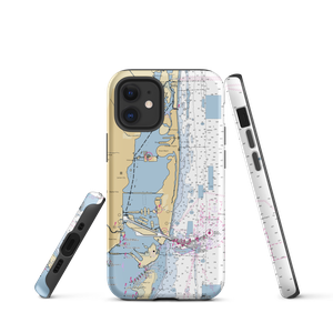 Miami River Hurricane Safe Boatyard (Miami, FL) NOAA Chart  Tough iPhone Case