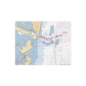 Brickell Place Marina (Miami, FL) NOAA Chart Jigsaw Puzzle