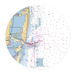 Austral International Marina (Miami, FL) NOAA Chart Sticker