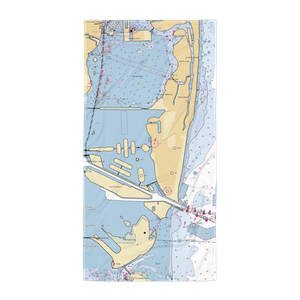 RMK Merrill-Stevens (Miami, FL) NOAA Chart Towel