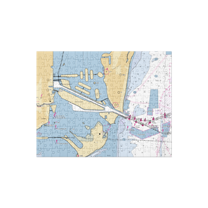 Norseman Shipbuilding Marine (Miami, FL) NOAA Chart Jigsaw Puzzle