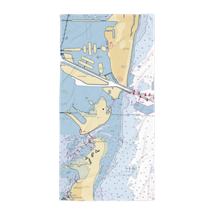 Rickenbacker Marina (Miami, FL) NOAA Chart Towel