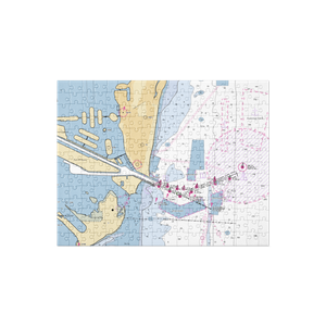 Bijan's Seafood Restaurant (Miami, FL) NOAA Chart Jigsaw Puzzle