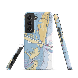 Fisher Island Club and Marina (Miami Beach, FL) NOAA Chart Samsung Phone Case