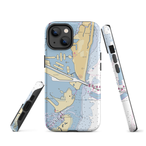 Fisher Island Club and Marina (Miami Beach, FL) NOAA Chart  Tough iPhone Case