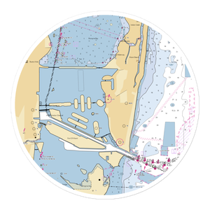 Southgate Towers Marina (Miami Beach, FL) NOAA Chart Sticker