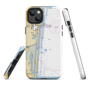 Lauderdale Small Boat Club (Dania, FL) NOAA Chart  Tough iPhone Case