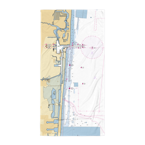 InterMarine - Fort Lauderdale (Dania, FL) NOAA Chart Towel