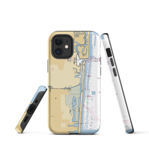 Royale Palm Yacht Basin (Dania, FL) NOAA Chart  Tough iPhone Case