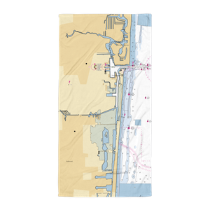 Royale Palm Yacht Basin (Dania, FL) NOAA Chart Towel