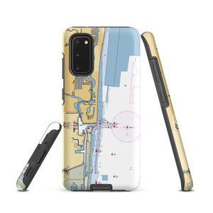 17th Street Yacht Basin (Fort Lauderdale, FL) NOAA Chart Samsung Phone Case