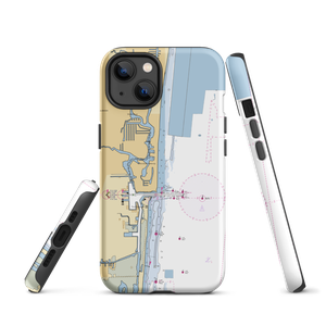 17th Street Yacht Basin (Fort Lauderdale, FL) NOAA Chart  Tough iPhone Case