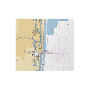 Lauderdale Marina (Fort Lauderdale, FL) NOAA Chart  Gaming Mouse Pad